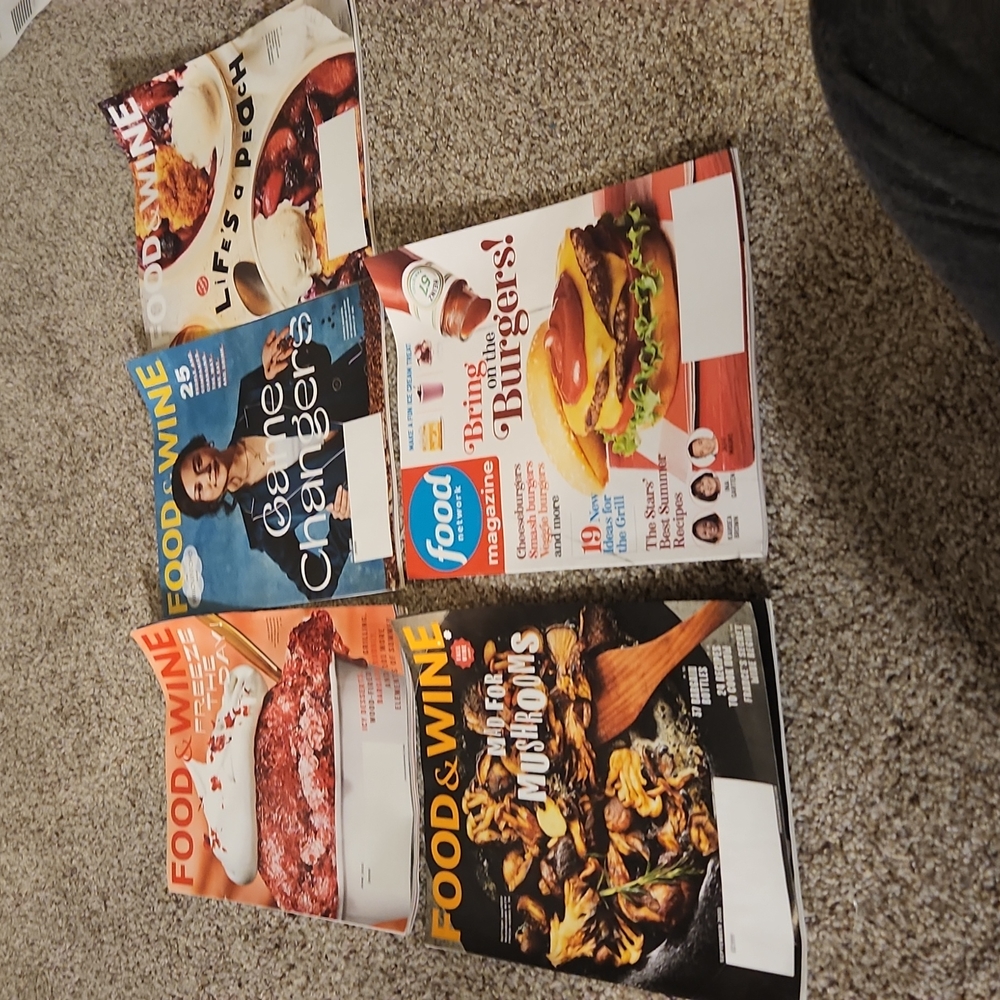 Food and wine magazine bundle with a bonus issue of food network magazine